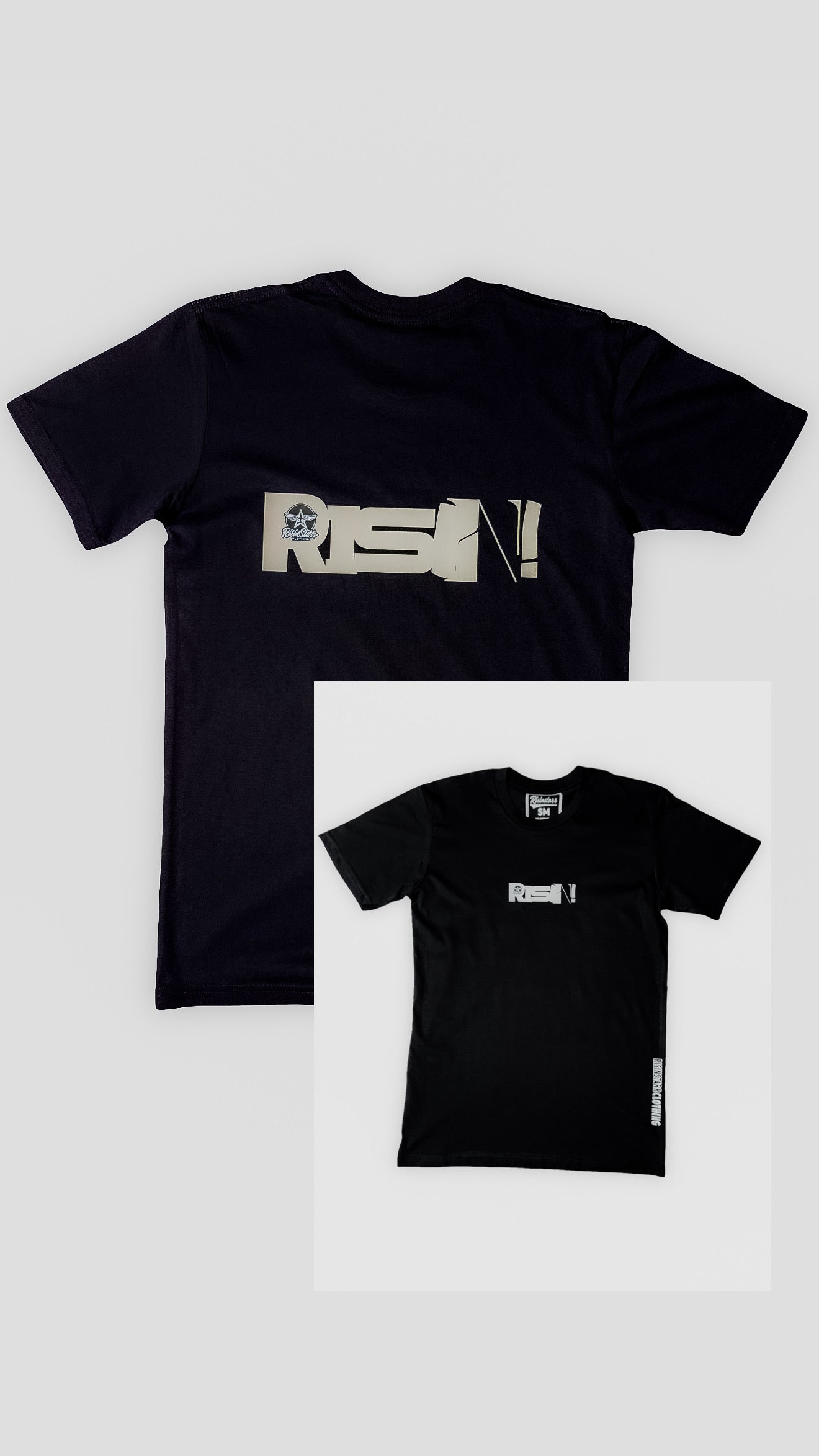 RISIN GRAPHIC LOGO TEE