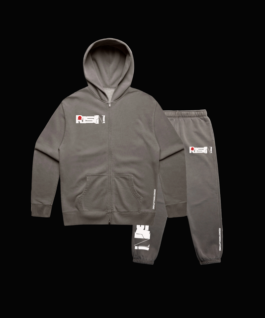 Risin Graphic - Faded Sweatsuit