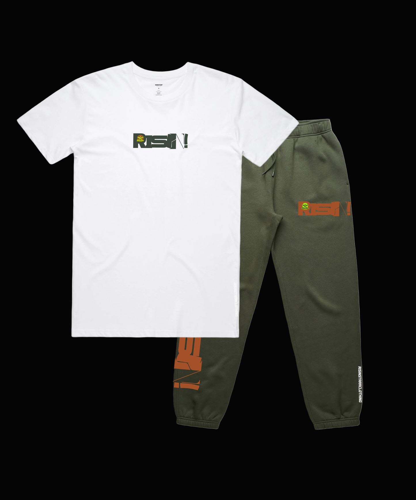 Risinstarr Graphic T-Shirt & Pant Set